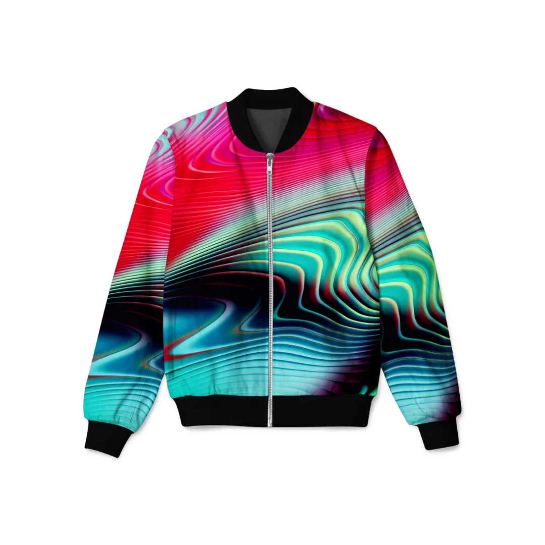 New Design Winter Premium Quality Sublimated Bomber Jackets Custom Logo Men Sublimation Bomber Jacket