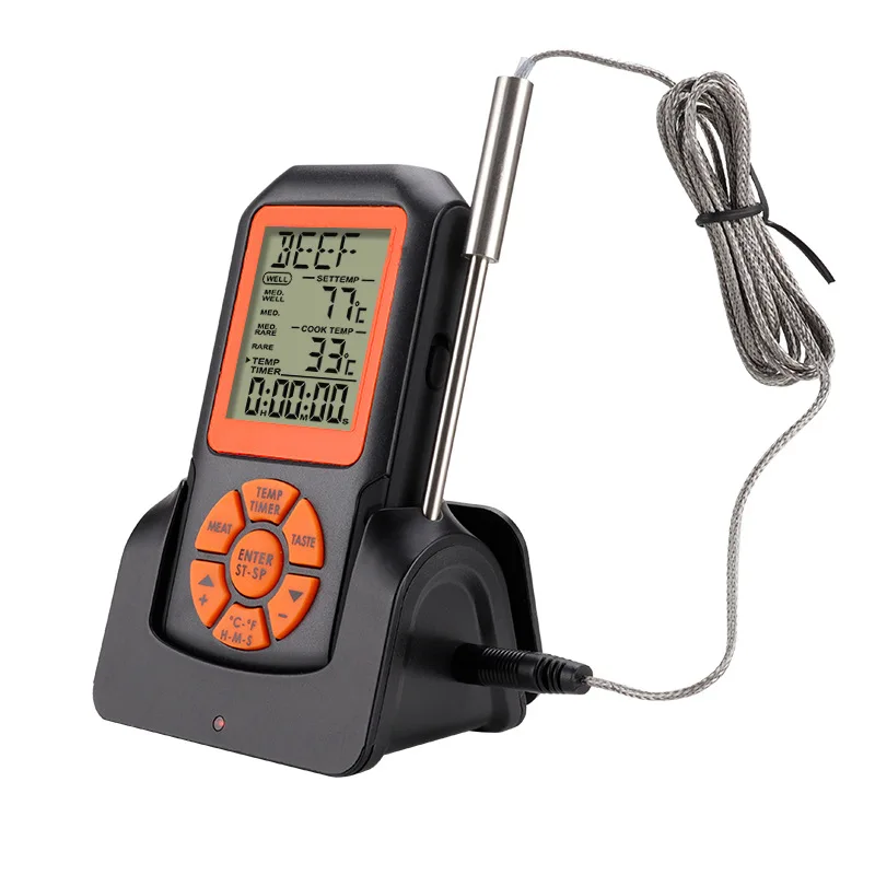 HTM56 Factory Supply Wireless Digital Food Meat Thermometer Food Quick-Read Thermometer Electric Thermometer Small Food