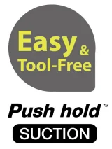 La Arco Suction Cup Bath Towel Holder Towel Bar