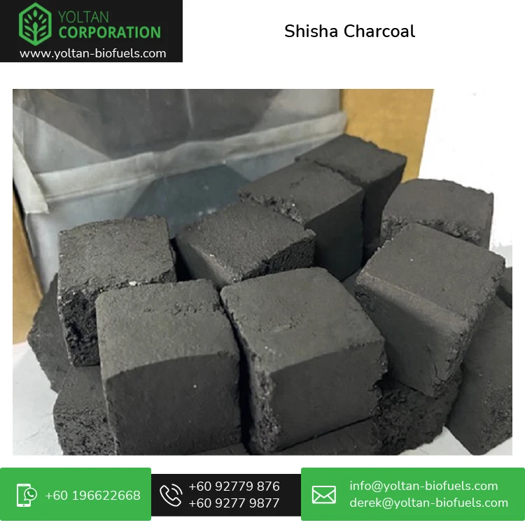 Bulk Selling Superb Quality 100% Chemical Free Machine Made Briquette Shape Hookah Shisha Charcoal