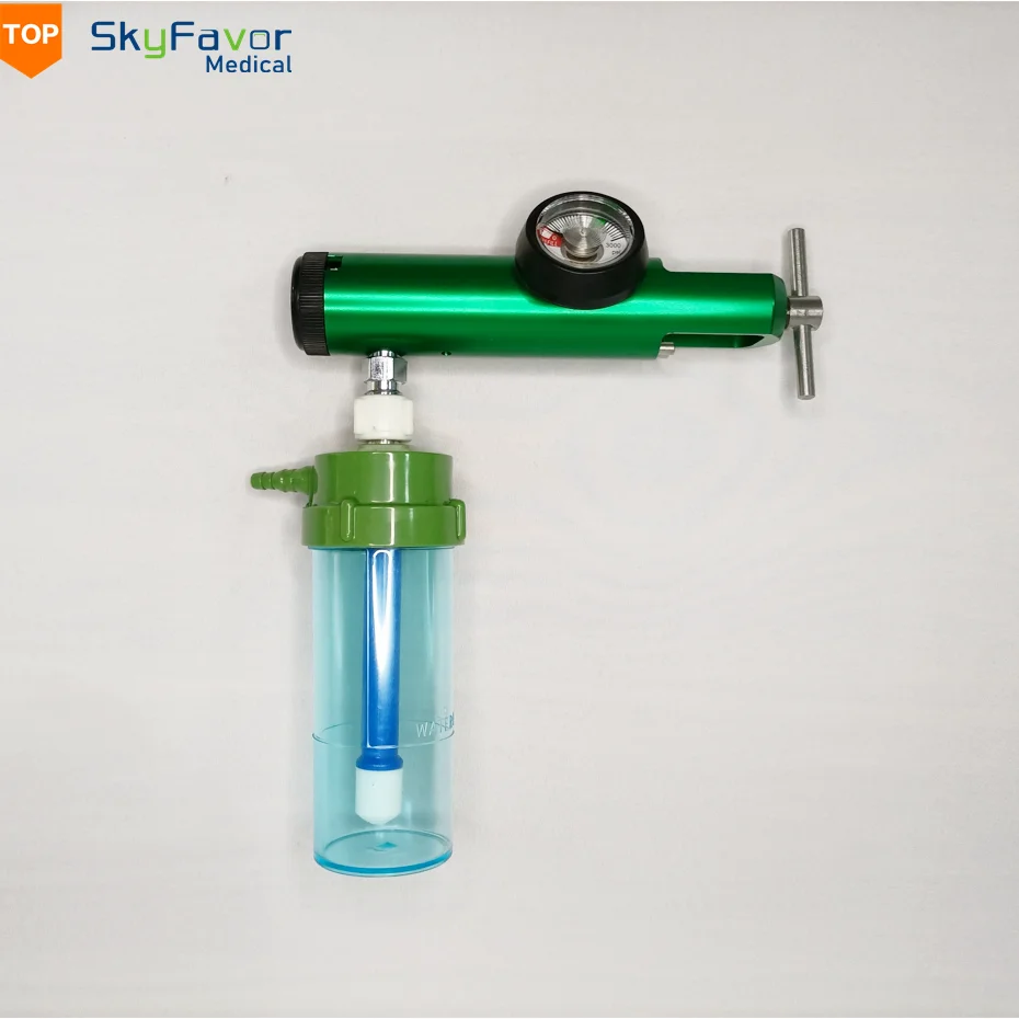 Click Style Oxygen Cylinder Regulator Oxygen Therapy Regulator