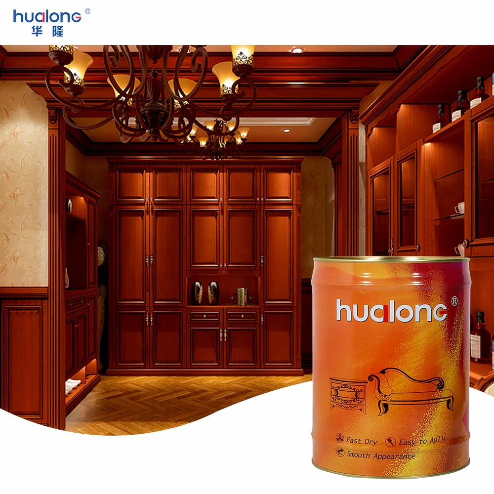 Anti Yellowing  Top coat  hardener durable Wood clean odor Furniture Varnish yellowing resistance paint For Wood board