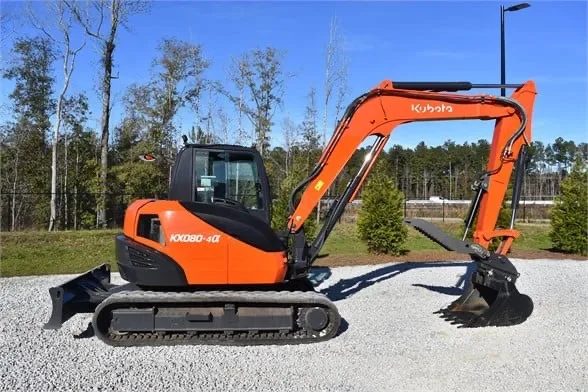 Good Condition Second Hand Machinery 2015 Hydraulic Compact Kubota Excavators KX080-4 For Sale
