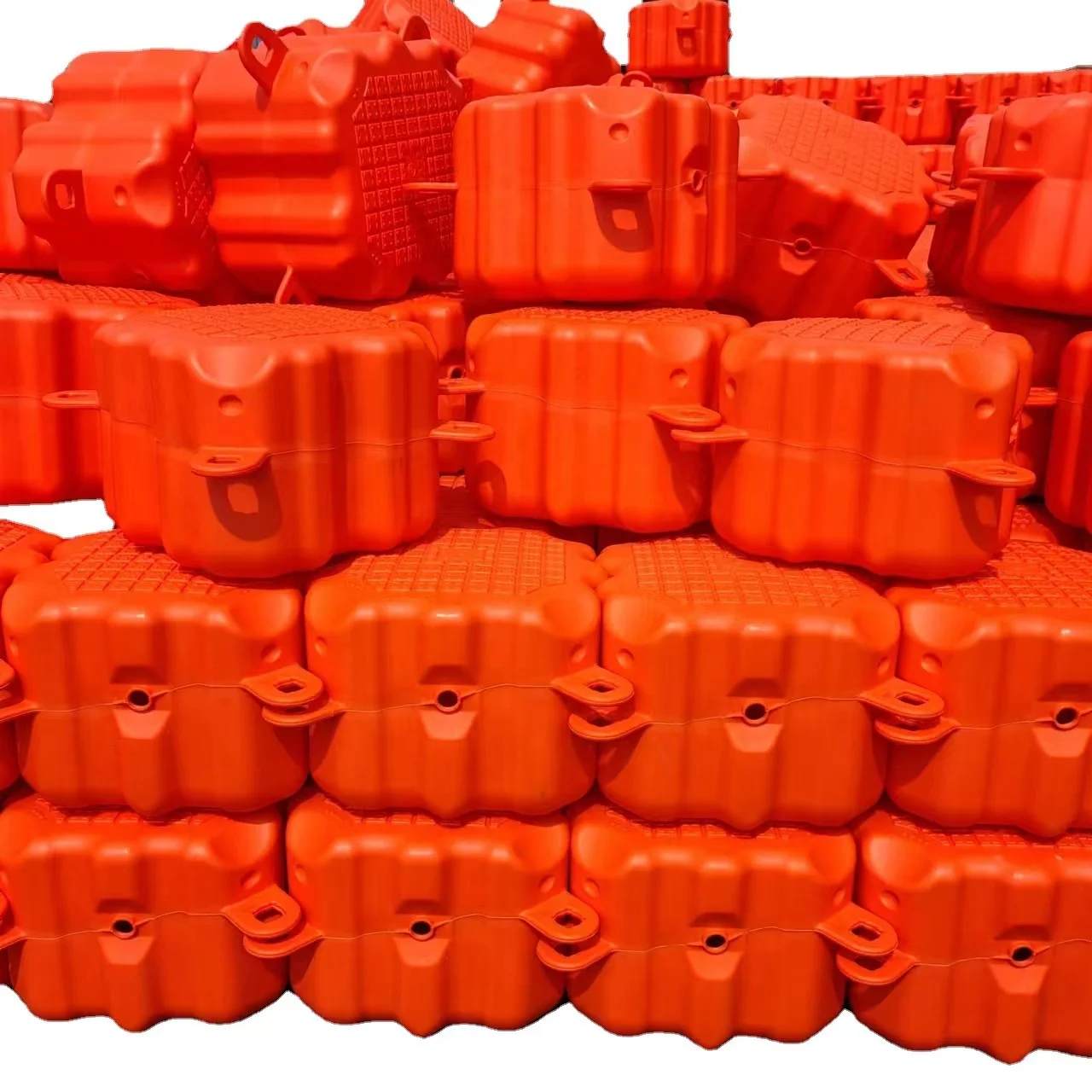 Wholesale plastic concrete modular floating dock cubes jet ski floating dock