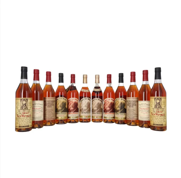 Buy Pappy Van Winkle - Full Set of 6 bottles (750ml)/Pappy Van Winkle Vertical| Bourbon & Rye Whiskey