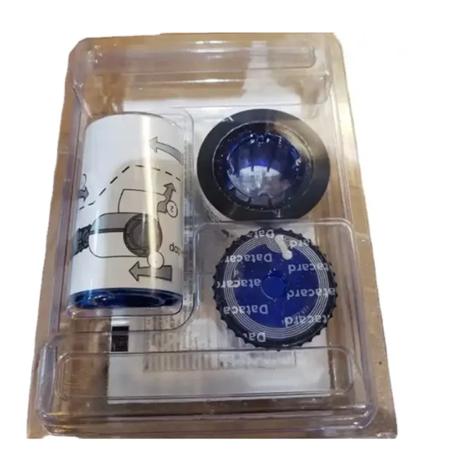 Datacard Ce840 Card Printer with Embosser Topping Foil Datacard Ribbon 504139-013 Silver Hot Stamping Foil