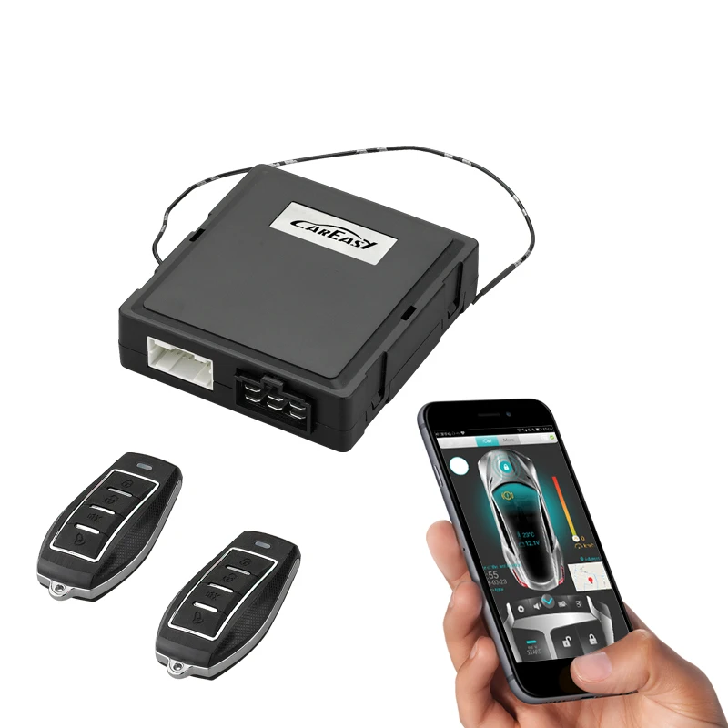 Приложение для смартфона с GPS/GSM/GPRS управлением, двухсторонняя Автомобильная сигнализация с дистанционным стартером двигателя и динамическим отображением состояния автомобиля в режиме реального времени в приложении