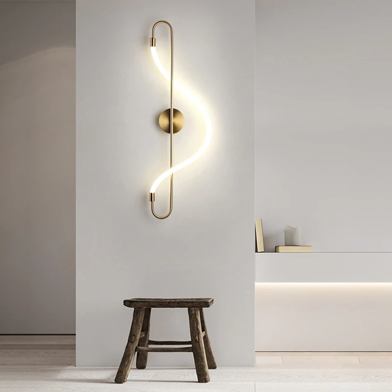 Tpstarlite Nordic Modern Hotel Indoor Bedroom Bedside Wall Sconce Light Decorative Wall Lamp