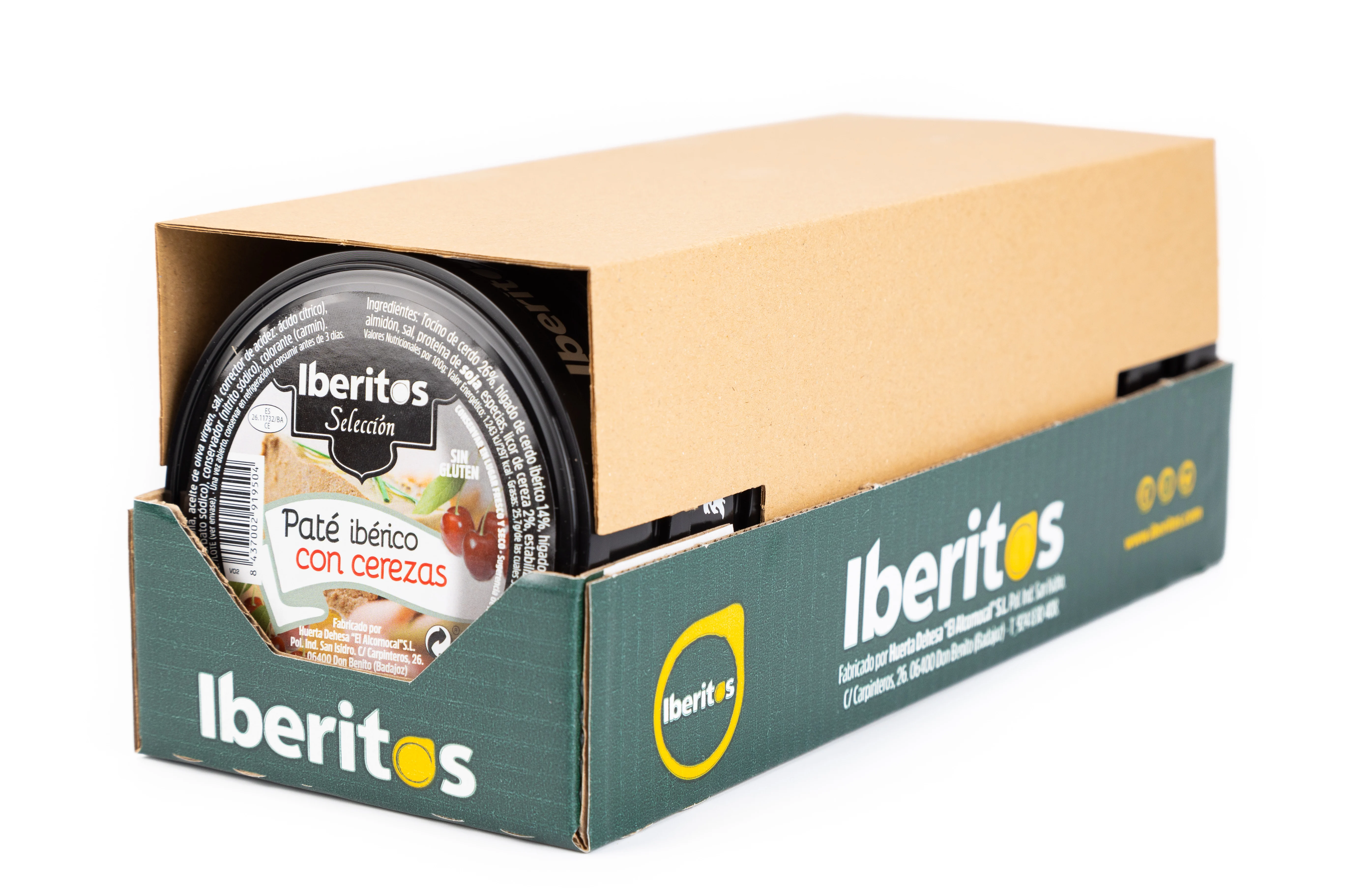 Iberitos вкусный пашет из иберианы с подносом для выпечки 10 банок X 140 г оптовая