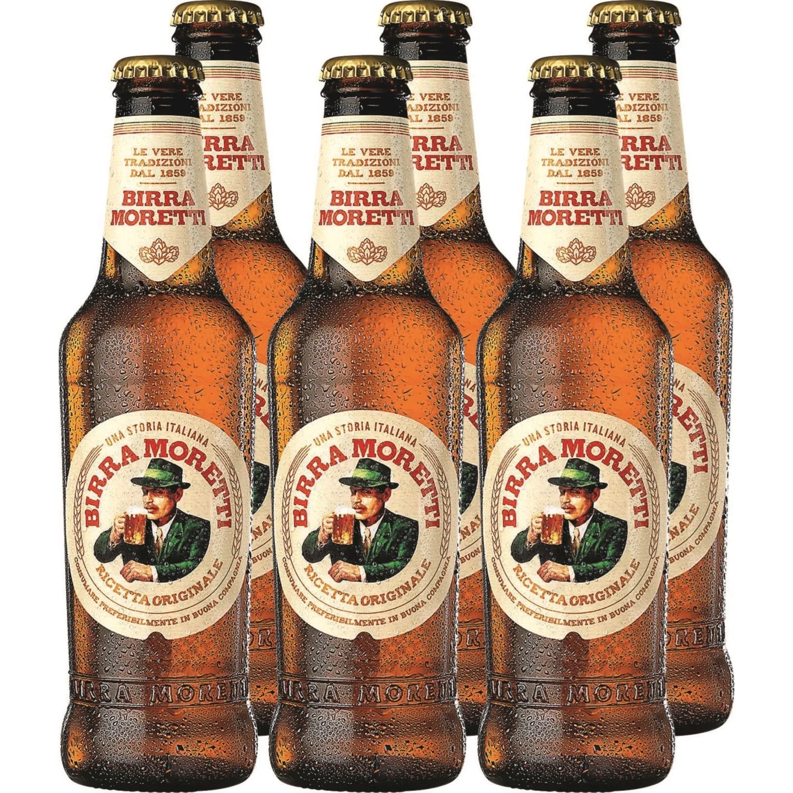 Buy Moretti La Rossa Amber Ale Online - Imported from Italy