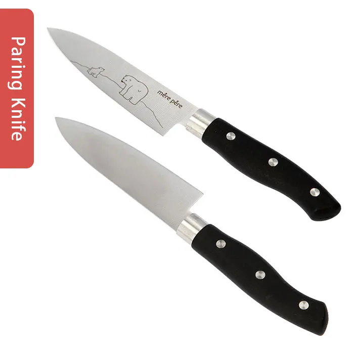 Ultra Sharp Two Metal Kitchen Knife Set Hot Selling