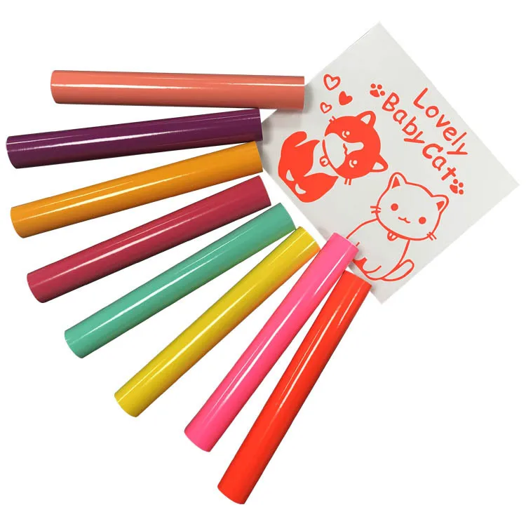 Supplier color cutting adhesive vinyl colorful cutting sticker vinyl roll self adhesive vinyl for cricut