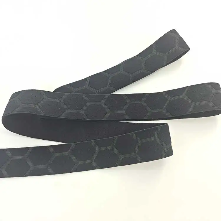 Webbing Free Design Rubber Material Elastic Trim Woven Stretchy Band Good Quality Lace Elastic Band