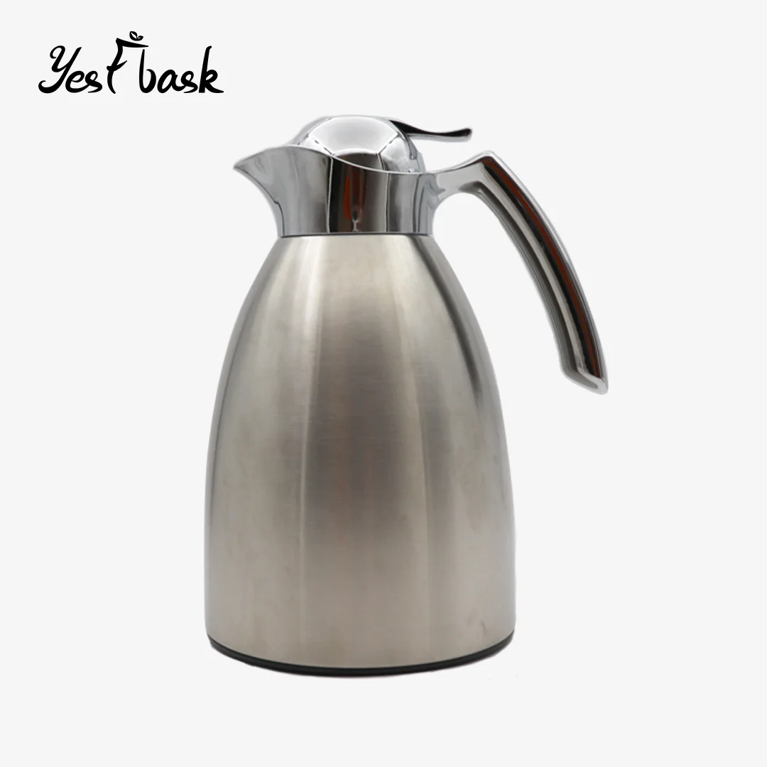 Classical Style Double Wall ABS handle cap  High Quality Jug Pink Glass Liner Flask Household vacuum flask with leather Hotel