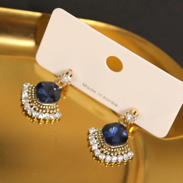 Crystal Flare 130 Antique Earring made in Korea party wedding jewelry