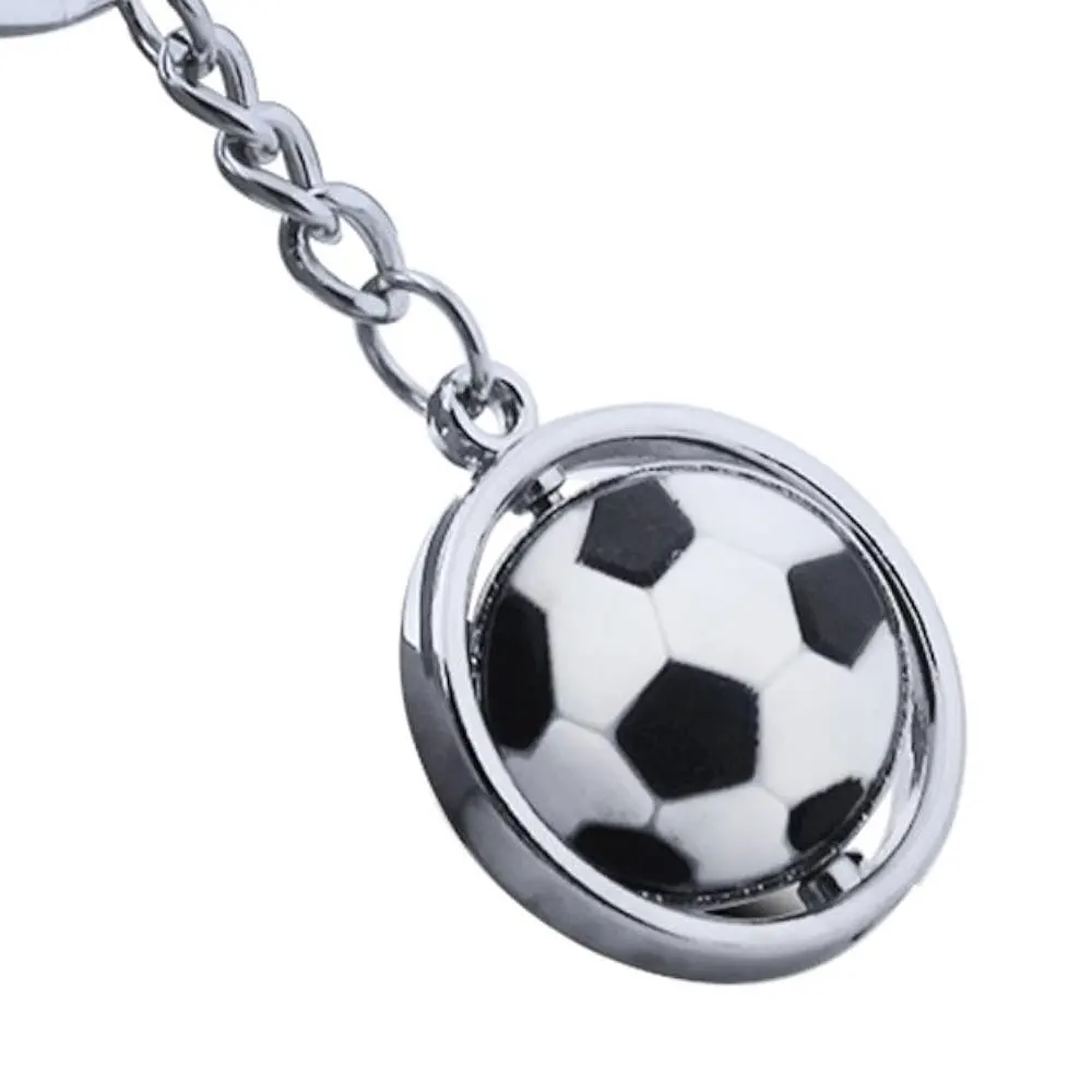 Customized plastic 3D football Keychain soccer key chain mini keychain PVC Keychain Custom Logo 3D Football Ball