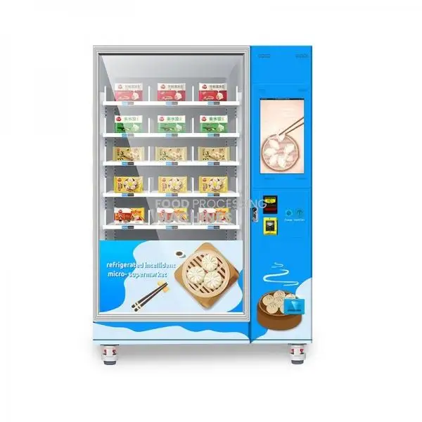 Wholesale Vending machine with Refrigerated room temperature beverages food fresh fruits salads coffee Express delivery