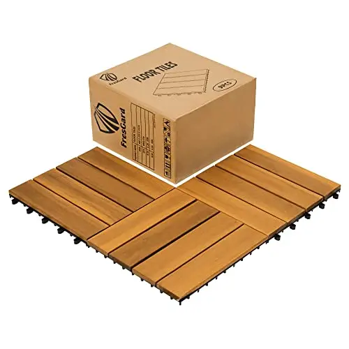 HPW-04 Hard Wood Deck Tile Solid Wood Texture Balcony Outdoor Floor Tile Decorative Flooring with Many Colors for Tiles Genre