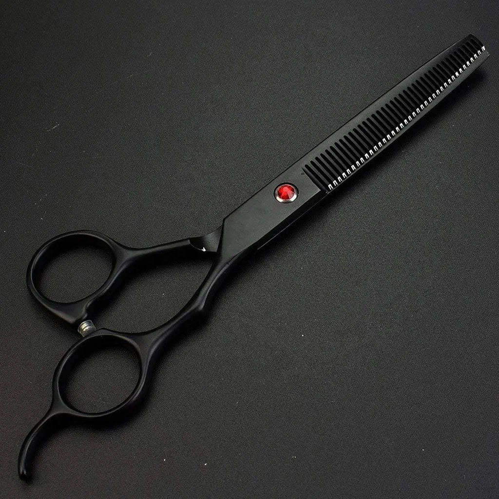 Top Selling Professional Hairdressing Scissors and Hair Style Cut Thinning Scissors Set High Quality Black Hair Cutting Shears