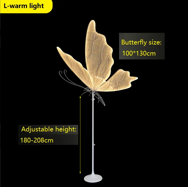 Hot sale wedding decoration moving butterflies lights LED butterfly lamp for party decoration