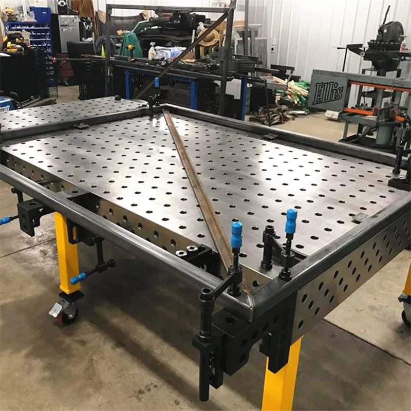 3D сварочный стол workbench table изготовление металла сварочный зажим стол