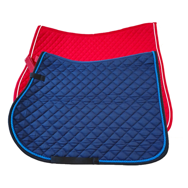 Breathable Horse Riding Protective Cotton Cushion Saddle Pad Sweat Absorbing Horse Riding Show Soft Equestrian Saddle Cover Pad