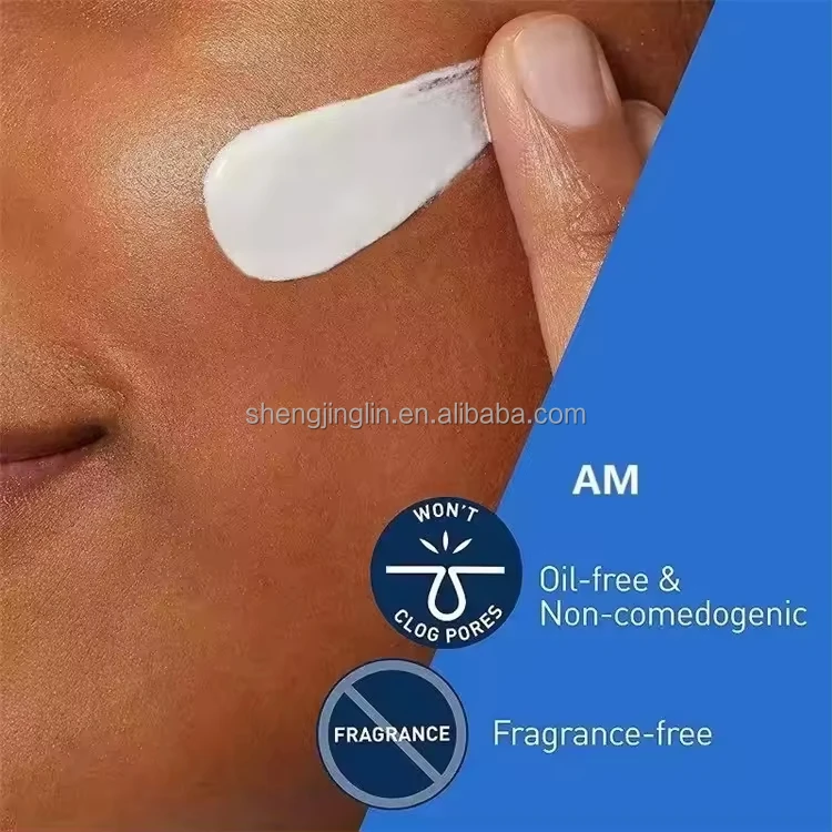 Moisturizing Facial Lotion AM PM Day Night Lotion With SPF30 Repair Sensitive Skin Nicotinamide Ceramide Cream 89ml