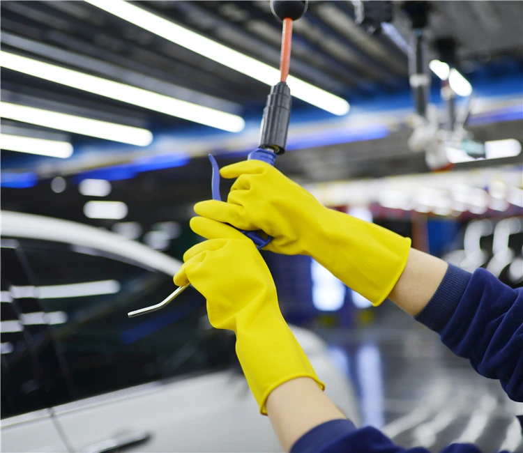 High Performance Cut Resistant Black Anti-Impact Latex Gloves for Sharp Object Handling and Hazardous Mechanical Work