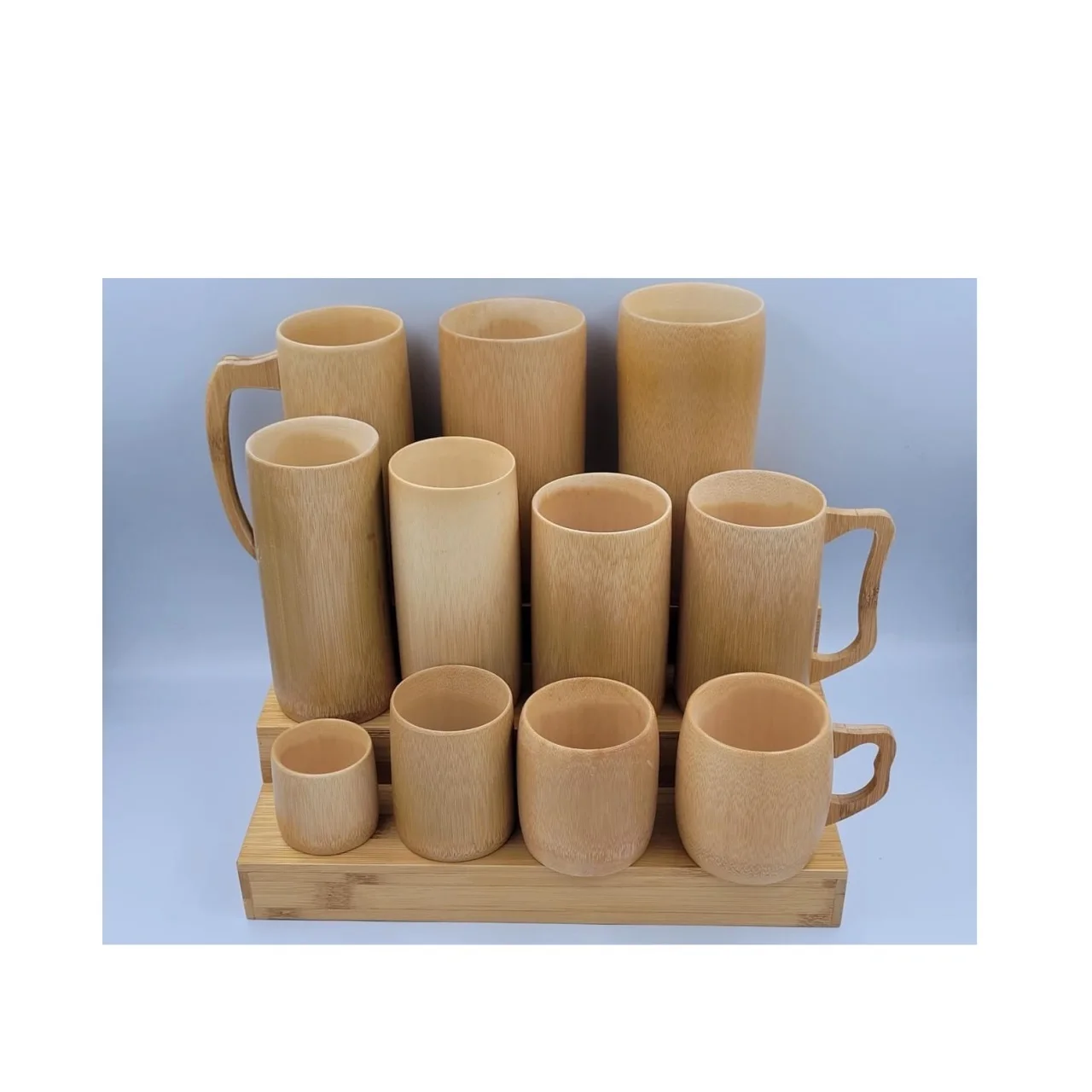 High Quality Natural Bamboo Tea Cup Drinking Water Coffee Cup Mug Handicraft Ecofriendly Decor Handmade Bamboo Cup from Vietnam