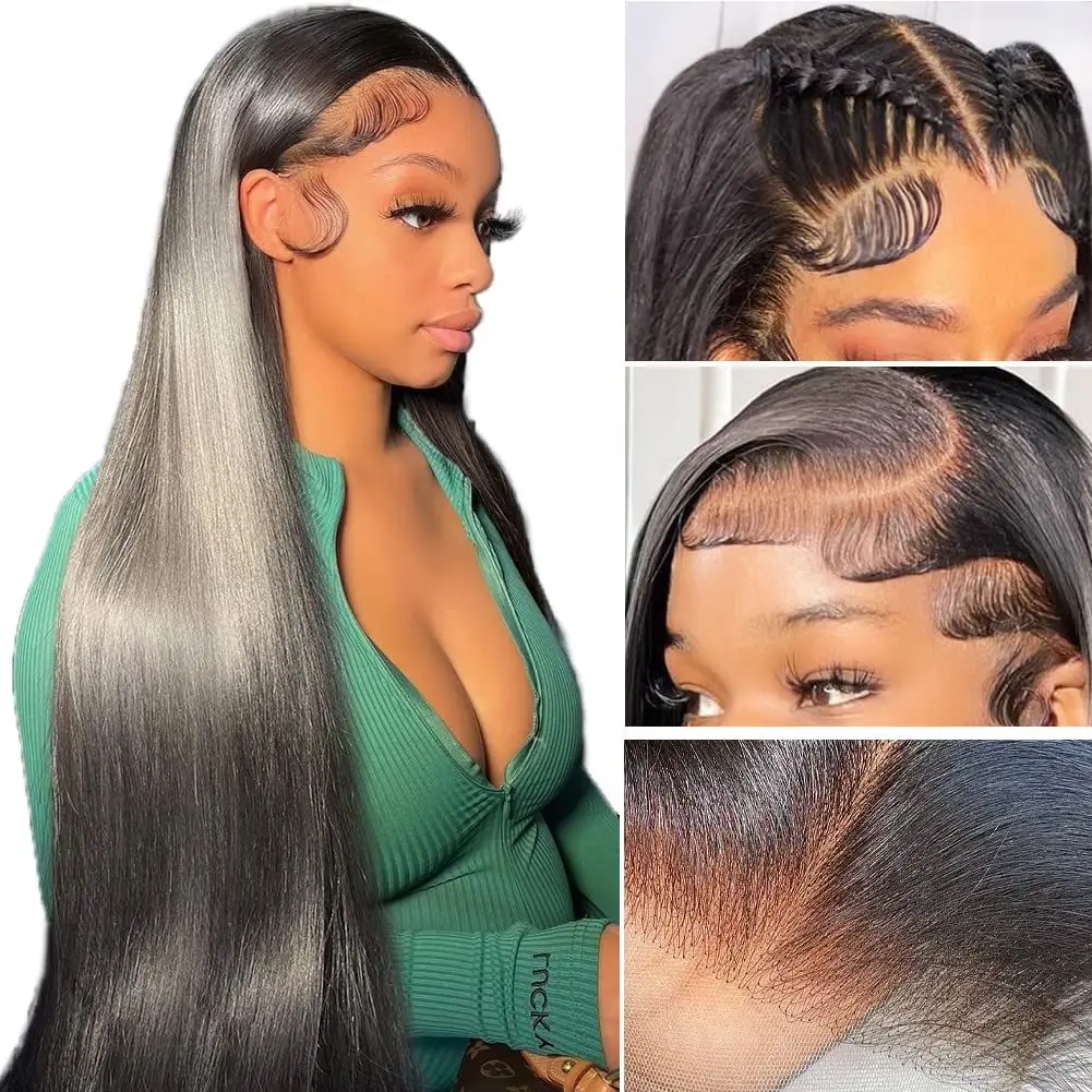 Lace Closure Frontal With Baby Hair Bundles Available Brazilian Hair Closure Straight Bundles With Closure Front Human Hair Wigs