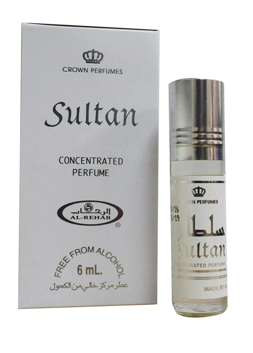 Oil Perfume SULTAN by AL REHAB 6 ML 100% Oil Unisex Dubai perfumes Arabic Alcohol-free