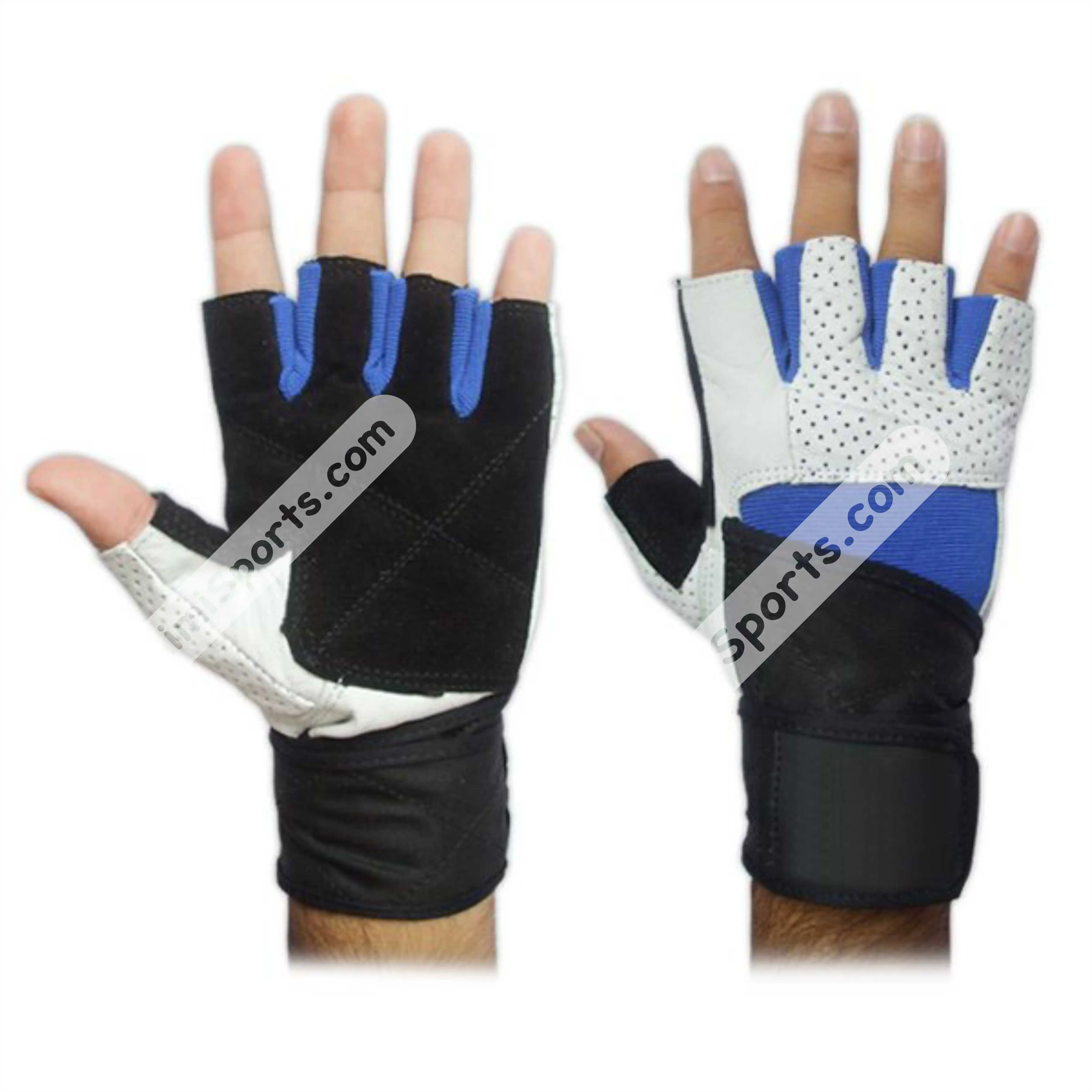 Trending Wholesale Weightlifting Workout Gloves With Wrist Support Custom Fitness Weight Leather Gloves from Pakistan Orange