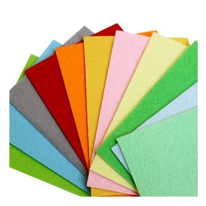 Waterproof Sustainable 100% Polyester Plain Breathable Premium Garment/Tennis Materials Needle Punched Texture Felt from Vietnam