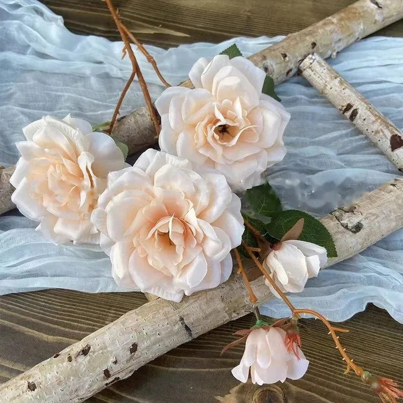 beautiful low price china Colorful Artificial Flower Rose Bouquet Artificial Flowers Artificial Rose Flowers Roses in stock