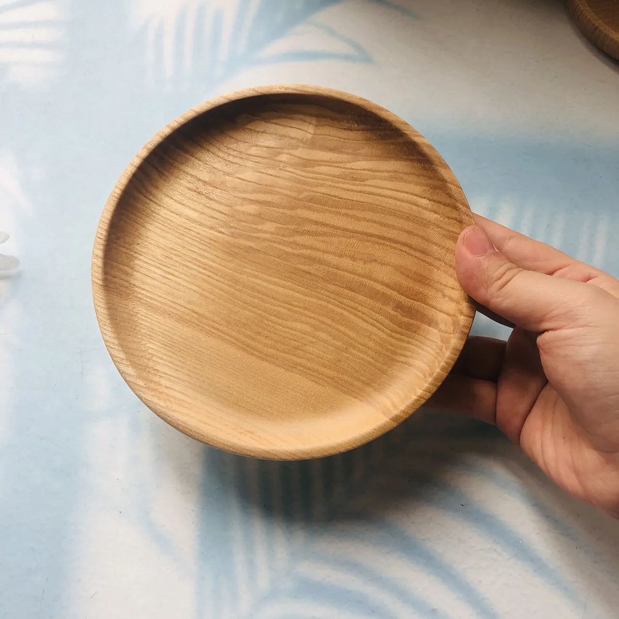 Factory OEM Home Kitchen Many Sizes Natural Wooden Tray Plates, Tableware Utensil Handmade By VITRAPRO