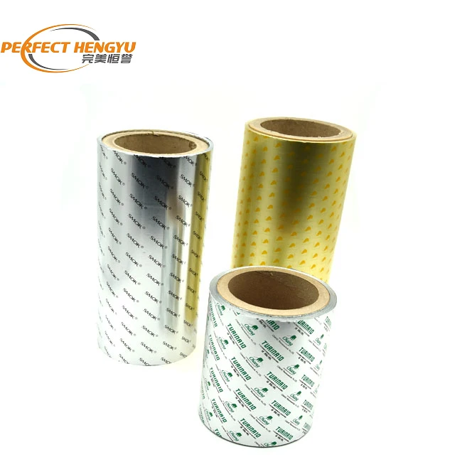 Manufacturer printed aluminum blister foil for drug and medicine packaging