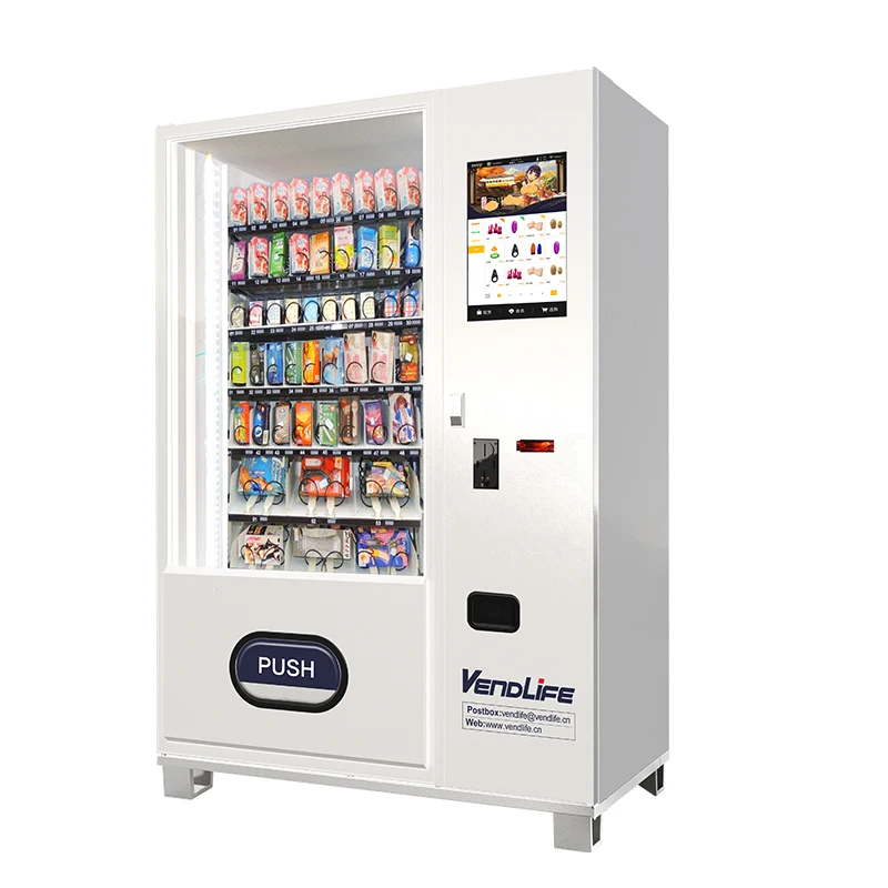 Buy Large Storage Capacity Vending Machine With 6=Wide Combination For Drinks And Snacks For Sale At Cheapest Wholesale Price