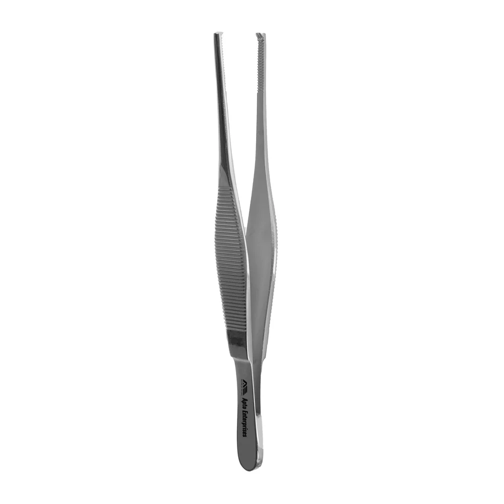 5 1/2 in Heaney Tissue Forceps 2 X 3 Teeth Surgical Instrument Premium Grade Stainless Steel Hemostatic Clamp Curved Tips