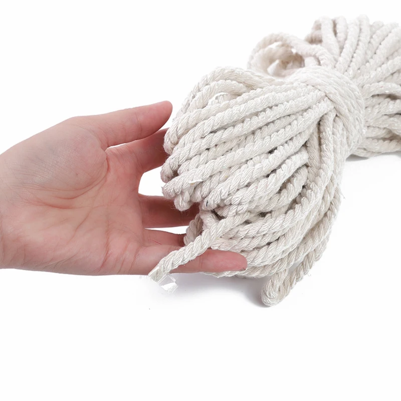 Diy Hand Woven Rope colored cotton rope 3MM 4MM 5MM DIY Recycled Macrame cotton rope