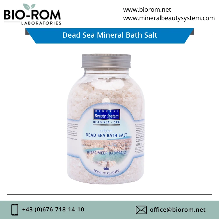 Natural Skin Care in Different Fragrance | Pure Dead Sea Bath Salt from Israel Wholesale Manufacturer