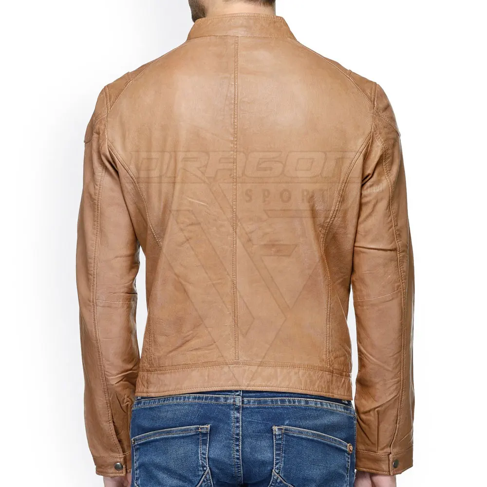 Top Hot Premium Quality Customized Logo Printing 2023 Winter Wear Men Leather jacket In High Quality