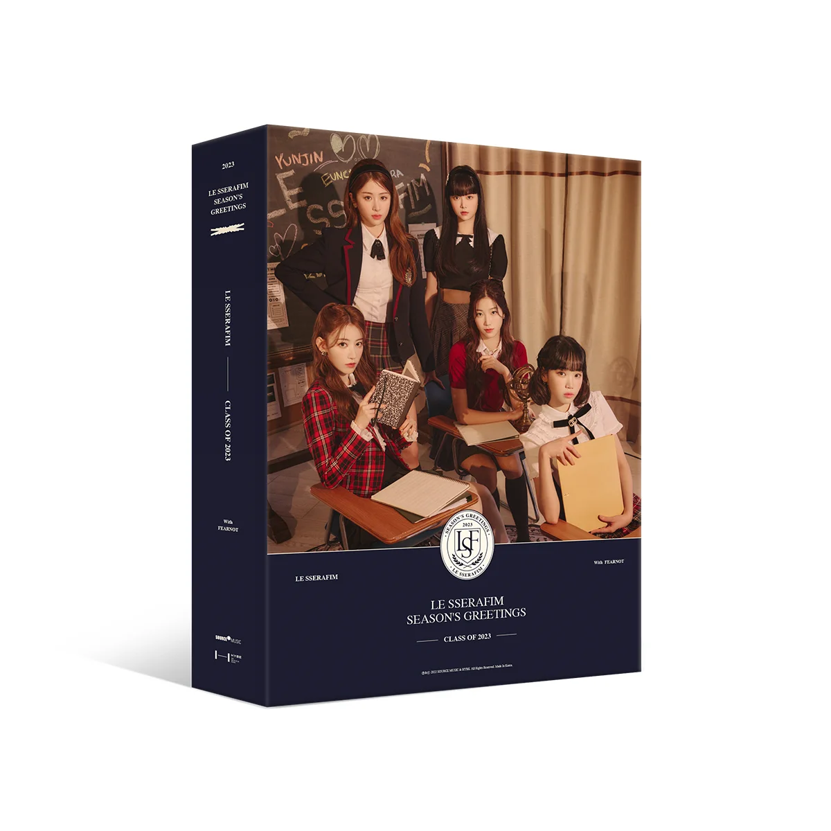 [Official KPOP Albums] Korean IDOL Girl Group Boy Group LE SSERAFIM 2023 SEASONS GREETINGS