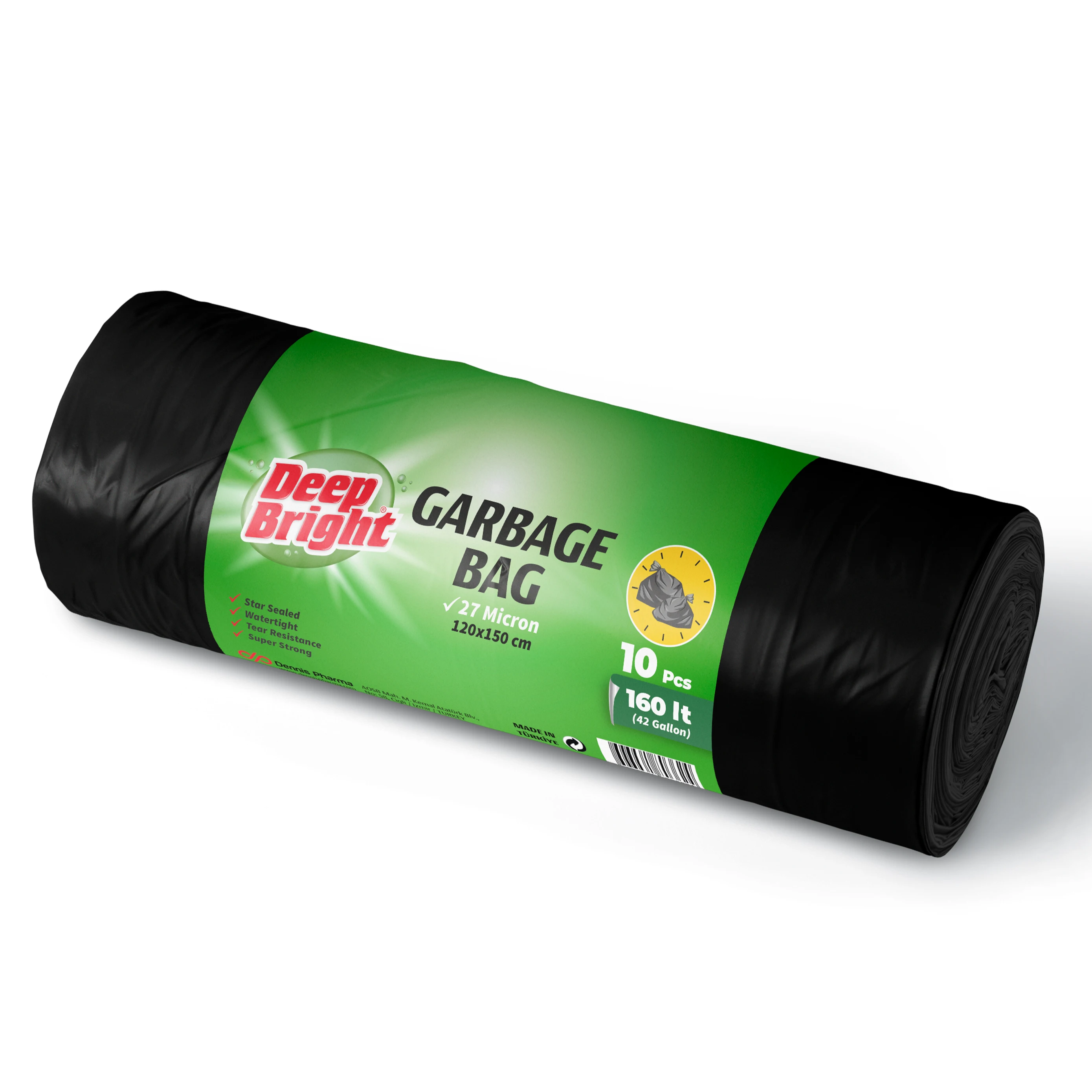 GARBAGE BAG, TRASH BAG 160 LT 10 pcs OEM TURKEY