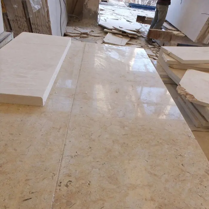 Egyptian Marble  Polished  SlabsTop Quality Khatmia Marble  for Modern tiles & Floors Natural yellow marble