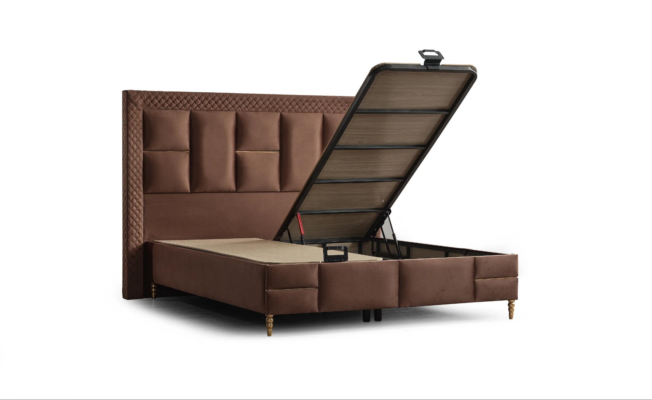 Luxury Design Comfort Fabric Single Headboard Platform King Size Queen Double Bed Beds Hotel Bedroom Furniture Sets