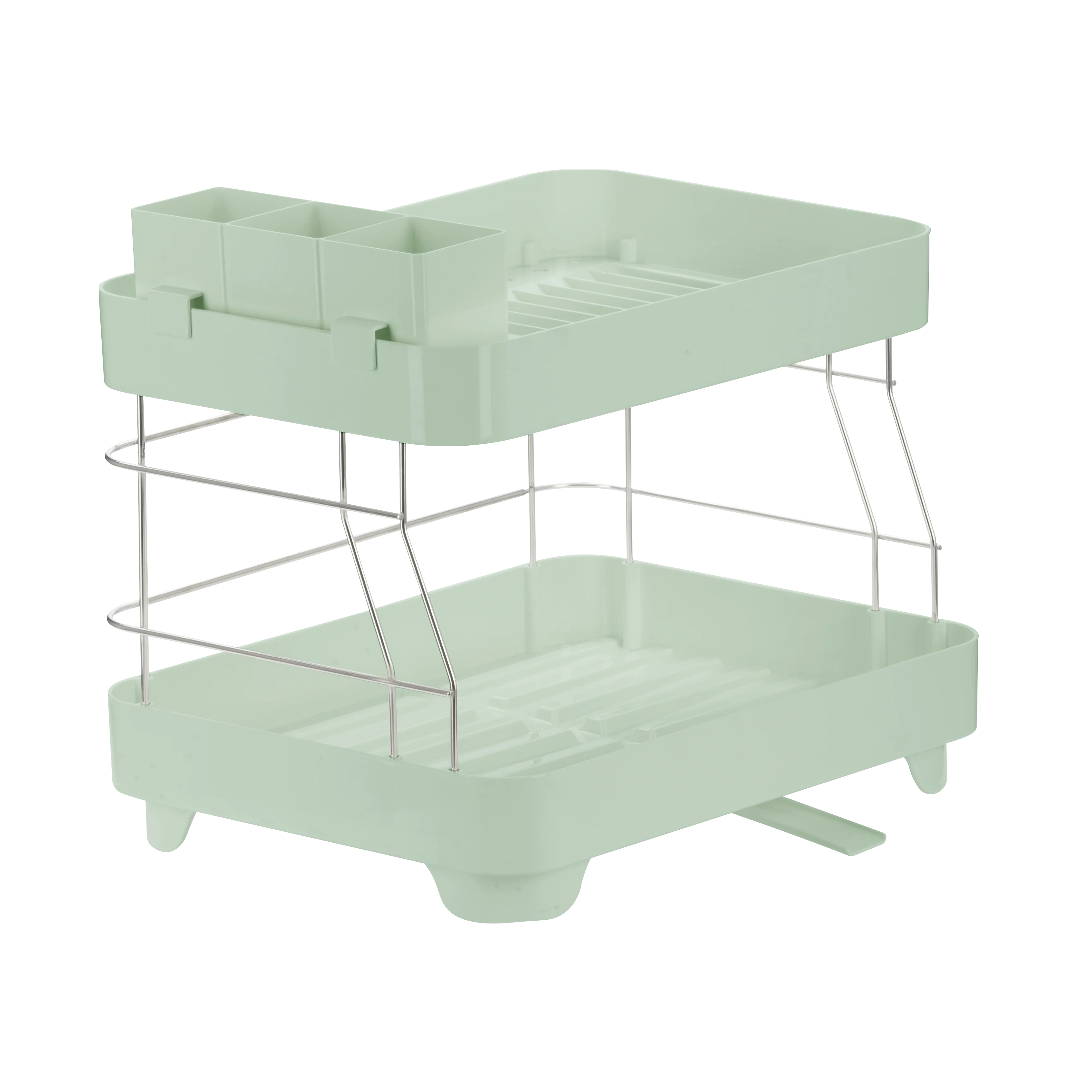 Hot Product Convenient New Rustproof PP Plastic Multi-purpose Dish Drying Kitchen Rack Made 2 Tier Layers Made In Vietnam