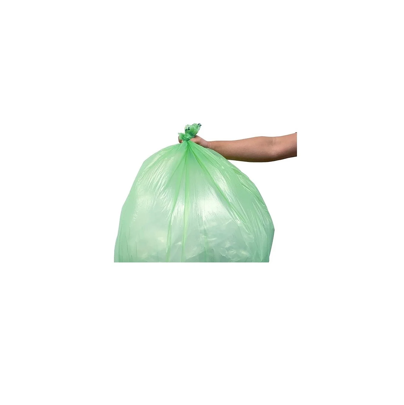 Eco Friendly Custom Liners Recycled Bin Bag Compostable Yard Waste Garbage Bag for Household Use at Low Price