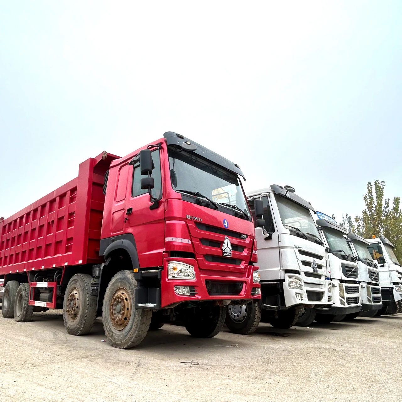 SINOTRUK HOWO Used Dumper Trucks Refurbishment Howo Tipper Trucks for Sale