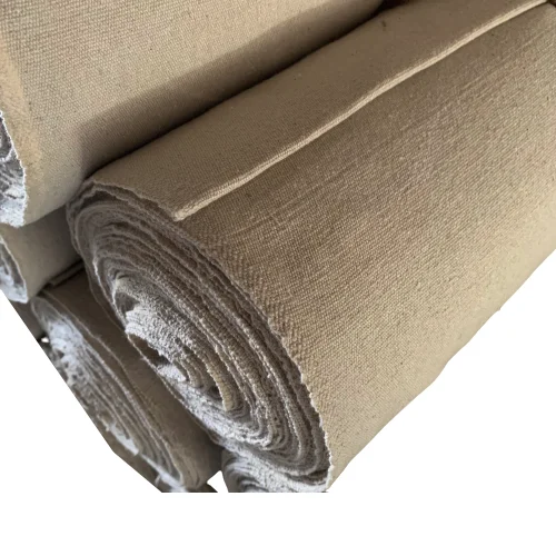 Customized Greige Fabric 100% Organic Cotton Woven Good Wholesale Duck Canvas Fabric for Bag Tent Tarpaulins Shoes Drop Sheet
