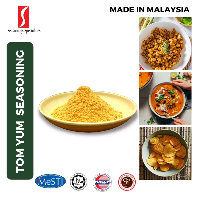 JAKIM (halal) Blended Dried Tom Yam Seasoning Powder Tom Yum Flavor,mixed Spices & Seasonings Food Grade GMP HACCP Chili Mix